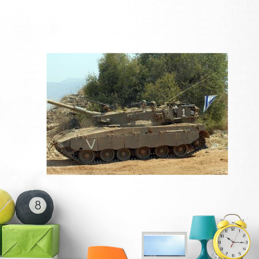 Merkava Mark Iv Main Wall Decal Design 2