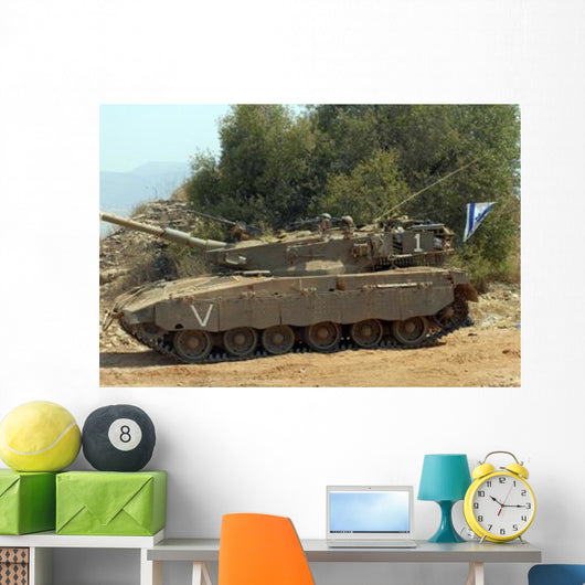Merkava Mark Iv Main Wall Decal Design 2