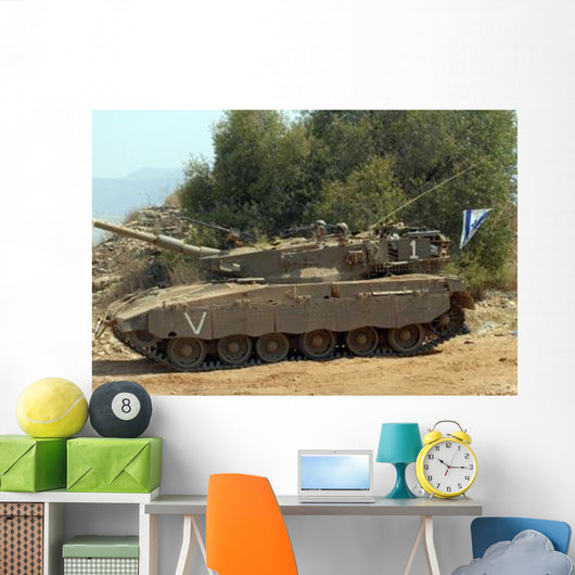 Merkava Mark Iv Main Wall Decal Design 2