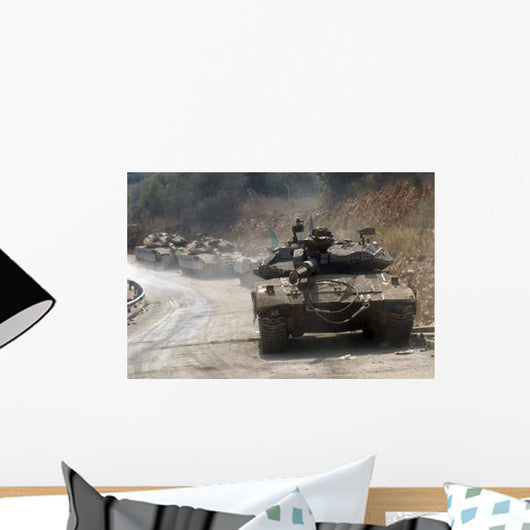 Merkava Mark Iv Main Wall Decal Design 1