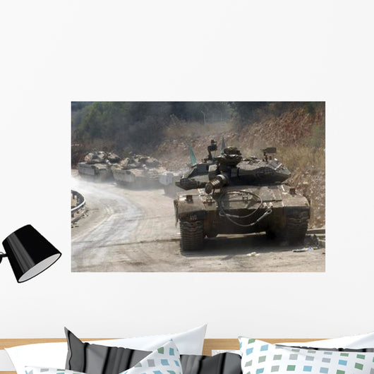 Merkava Mark Iv Main Wall Decal Design 1