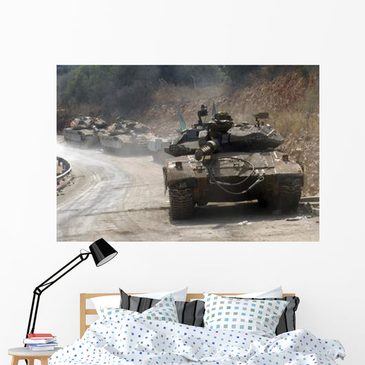 Merkava Mark Iv Main Wall Decal Design 1