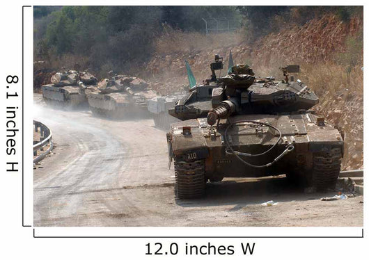 Merkava Mark Iv Main Wall Decal Design 1