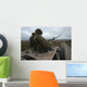 Soldier Mans 50 Caliber Wall Decal Design 2