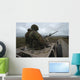 Soldier Mans 50 Caliber Wall Decal Design 2