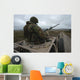 Soldier Mans 50 Caliber Wall Decal Design 2
