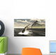 Tylosaurus Jumps out Water Wall Decal