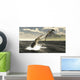 Tylosaurus Jumps out Water Wall Decal