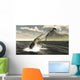 Tylosaurus Jumps out Water Wall Decal