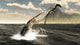 Tylosaurus Jumps out Water Wall Decal
