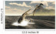 Tylosaurus Jumps out Water Wall Decal