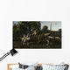 Bistahieversor Attacking Pair Pentaceratops Wall Decal