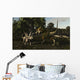 Bistahieversor Attacking Pair Pentaceratops Wall Decal
