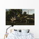 Bistahieversor Attacking Pair Pentaceratops Wall Decal