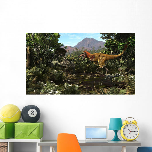 Protofeathered Lythronax Comes upon Wall Decal