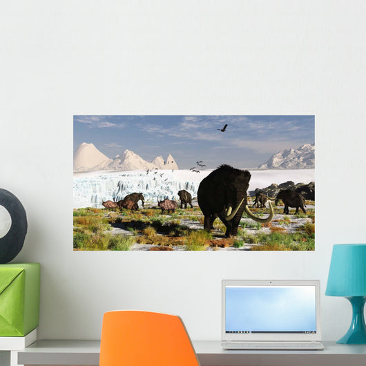 Woolly Mammoths and Woolly Wall Decal