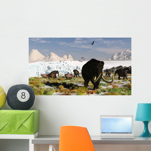 Woolly Mammoths and Woolly Wall Decal