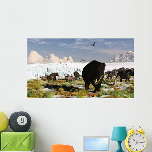 Woolly Mammoths and Woolly Wall Decal