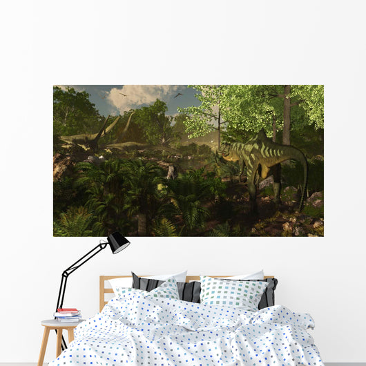 Yangchuanosaurus Spies Group Mamenchisaurus Wall Decal