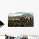 Columbian Mammoths and Bison Wall Decal