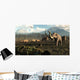 Columbian Mammoths and Bison Wall Decal