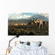 Columbian Mammoths and Bison Wall Decal