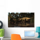 Batrachotomus Confronts Nothosaurus Triassic Wall Decal