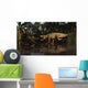 Batrachotomus Confronts Nothosaurus Triassic Wall Decal
