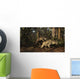 Postosuchus Attacking Dicynodont Triassic Wall Decal