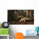 Postosuchus Attacking Dicynodont Triassic Wall Decal