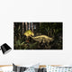 Acrocanthosaurus Hunting Tenontosaurus Forest Wall Decal