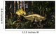 Acrocanthosaurus Hunting Tenontosaurus Forest Wall Decal