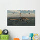 Tylosaurus Attacks Styxosaurus Cetaceous Wall Decal
