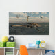 Tylosaurus Attacks Styxosaurus Cetaceous Wall Decal