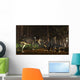 Daspletosaurus Confronts Family Chasmosaurus Wall Decal