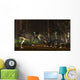Daspletosaurus Confronts Family Chasmosaurus Wall Decal
