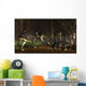 Daspletosaurus Confronts Family Chasmosaurus Wall Decal