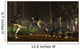 Daspletosaurus Confronts Family Chasmosaurus Wall Decal