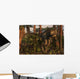 Megalosaurus Dinosaur Stalks Forest Wall Decal