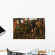 Megalosaurus Dinosaur Stalks Forest Wall Decal