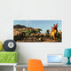 Saurophaganax Dinosaur Attacks Stegosaurus Wall Decal
