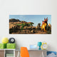 Saurophaganax Dinosaur Attacks Stegosaurus Wall Decal