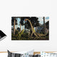 Large Chubutisaurus Is Attacked Wall Decal