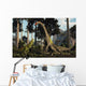 Large Chubutisaurus Is Attacked Wall Decal
