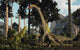 Large Chubutisaurus Is Attacked Wall Decal