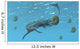 Tylosaurus Tries to Feed Wall Decal