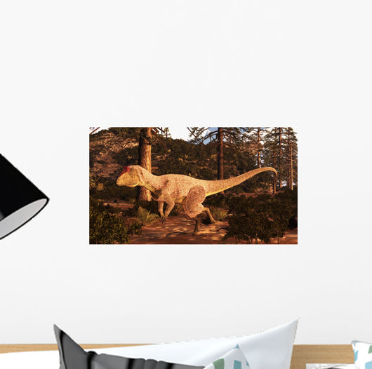 Cryolophosaurus Hunting Antarctica Wall Decal