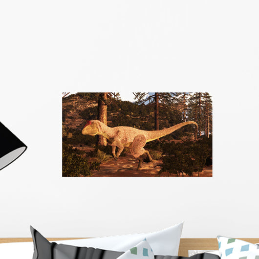Cryolophosaurus Hunting Antarctica Wall Decal