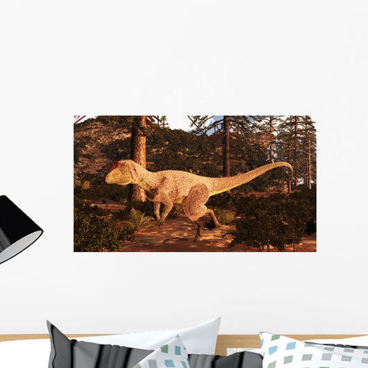 Cryolophosaurus Hunting Antarctica Wall Decal