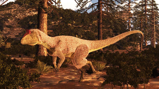 Cryolophosaurus Hunting Antarctica Wall Decal